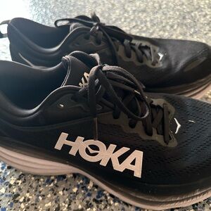 Hoka Women’s sz 11/ Men's sz10 Black Athletic Shoes
